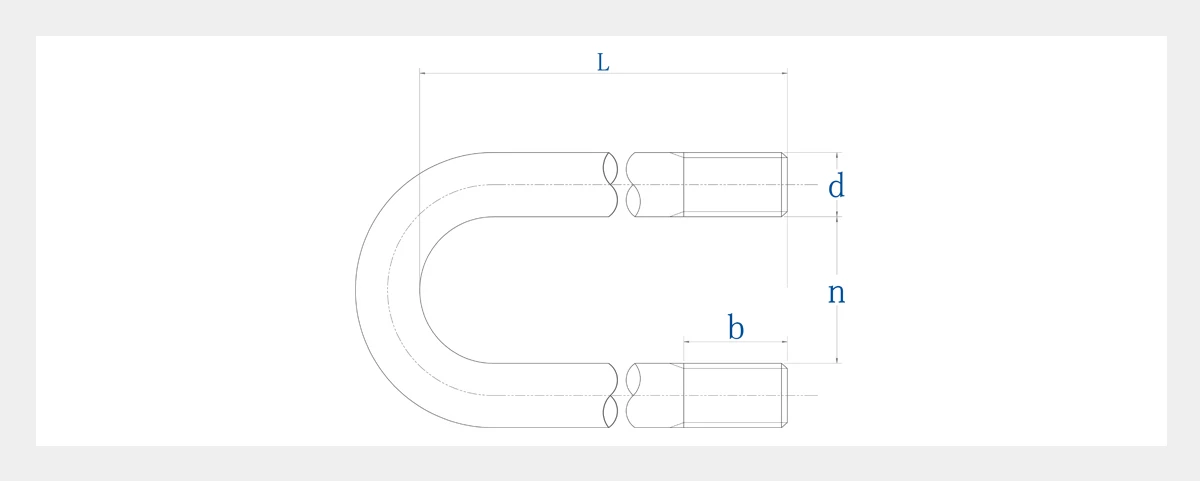 Round U Bolts-2D