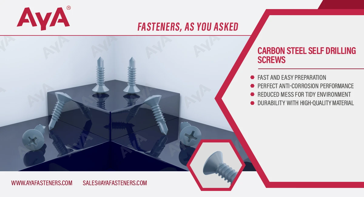 Carbon Steel Self Drilling Screws advantages