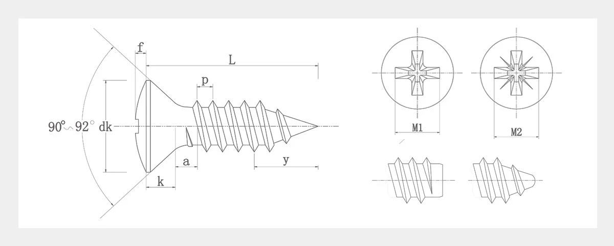 Oval Head Phillips Screws-2D Oval Head Phillips Screws-2D
