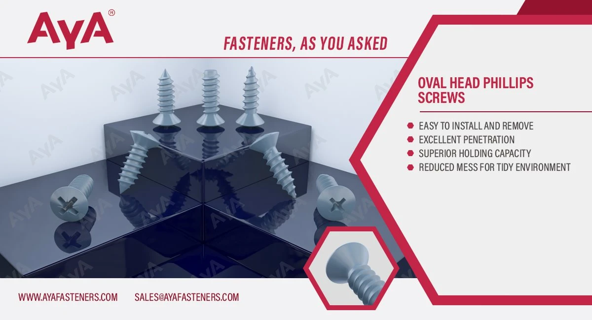Oval Head Phillips Screws-advantages Oval Head Phillips Screws-advantages