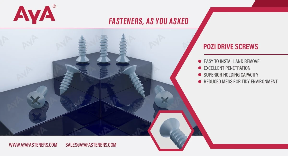 Pozi Drive Screws-advantages