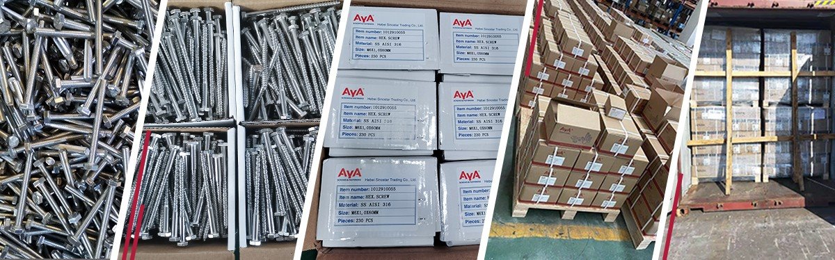 Hex Head Tapping Screws-package