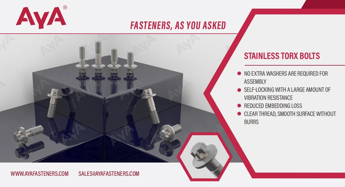 Stainless Torx Bolts-DIN 34801-advanatage