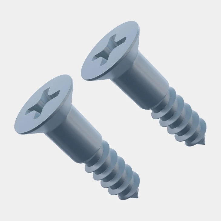 Black Oxide Flat Head Wood Screws