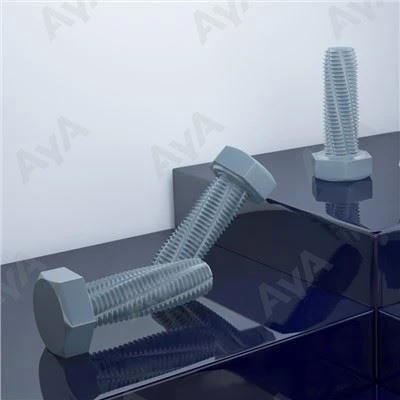 Cargols de tall de rosca de cap hexagonal