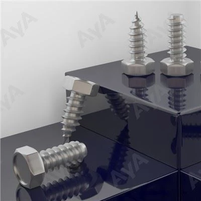 Cargols de cap hexagonal autorroscants d'acer inoxidable